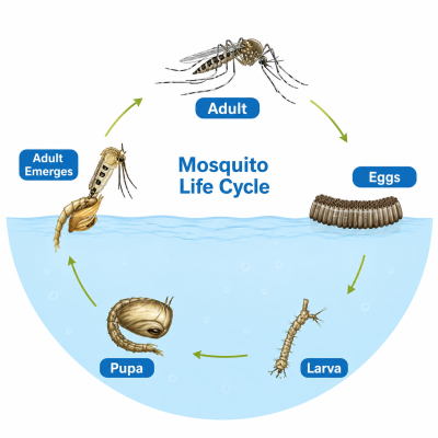 Mosquito life cycle